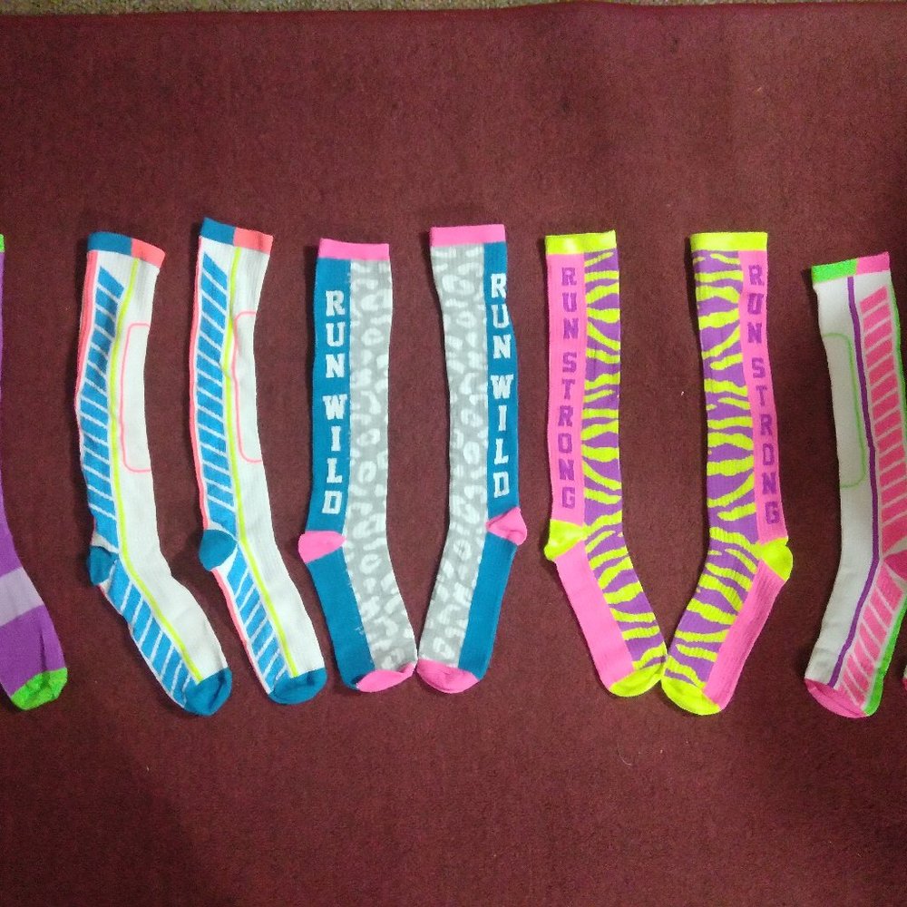 Lot of 5 pairs of KNEEHIGH COTTON SOCKS/ATHLETIC